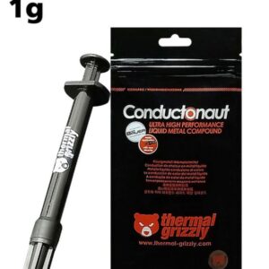 Pasta térmica Grizzly Conductonaut, pasta térmica líquida de Metal para CPU, GPU, refrigeración, PC, AMD, procesador Intel, enfriador, 73W/mk